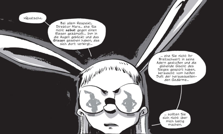 Szene aus der Graphic Novel I Kill Giants von Joe Kelly