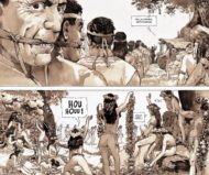 Szene aus dem Comic "Das Herz der Amazonen"