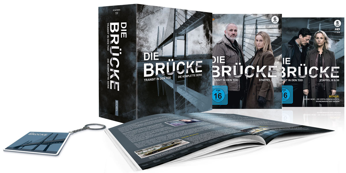 Die Brücke - Transit in den Tod komplett auf DVD und BD.
